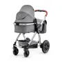 Kinderkraft Veo - wielofunkcyjny wózek dziecięcy 3w1 | Szary - 4