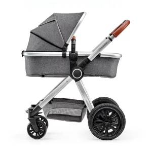 Kinderkraft Veo - wielofunkcyjny wózek dziecięcy 3w1 | Szary - image 2