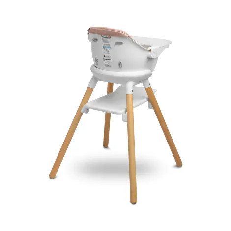 Caretero Bravo - krzesełko do karmienia z funkcją taboretu | Pink - 3