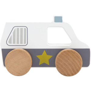 Drewniany samochód policyjny TRYCO - image 2