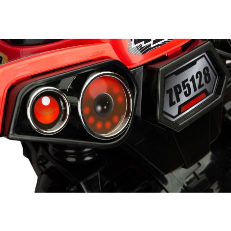Toyz by caretero - Pojazd na akumulator CUATRO Red (czerwony) - 10