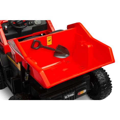Toyz Pojazd na akumulator - Wywrotka TANK RED - 14