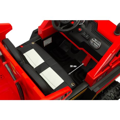 Toyz Pojazd na akumulator - Wywrotka TANK RED - 24