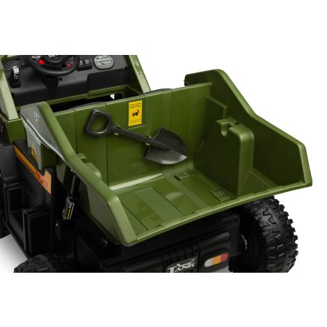Toyz Pojazd na akumulator - Wywrotka TANK GREEN - 11