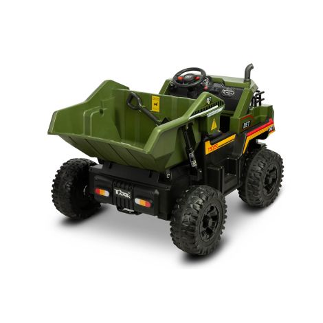 Toyz Pojazd na akumulator - Wywrotka TANK GREEN - 5