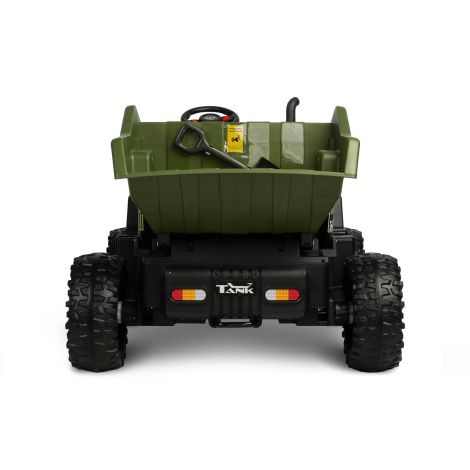 Toyz Pojazd na akumulator - Wywrotka TANK GREEN - 6