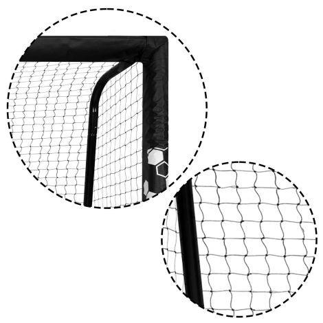 Bramka do piłki nożnej 180 x 120 x 60 cm NS-462 Hexagon - 4