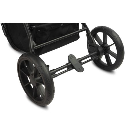 Wózek spacerowy trójkołowy Caretero Lima | Black (czarny) - 16