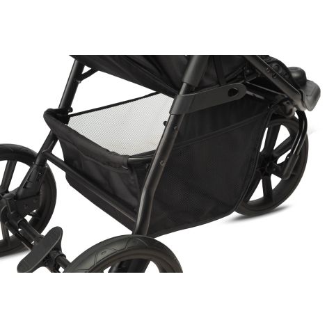 Wózek spacerowy trójkołowy Caretero Lima | Black (czarny) - 15