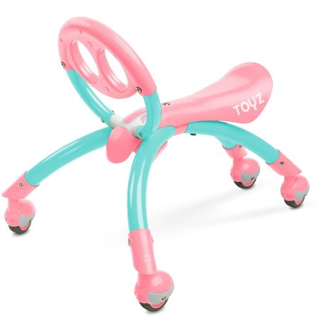 Toyz by Caretero Beetle - pchacz i jeździk 2w1 | Pink
