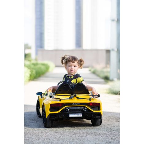 Toyz by Caretero Lamborghini Aventador SVJ - auto na akumulator | Yellow - 22