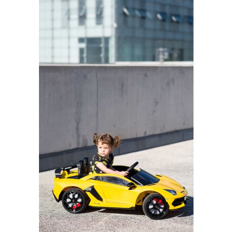 Toyz by Caretero Lamborghini Aventador SVJ - auto na akumulator | Yellow - 18