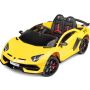 Toyz by Caretero Lamborghini Aventador SVJ - auto na akumulator | Yellow - 2