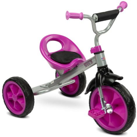 Toyz York - rowerek 3-kołowy | Purple