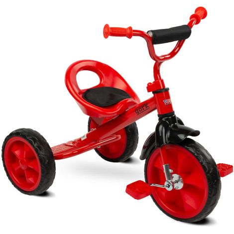 Toyz York - rowerek 3-kołowy | Red