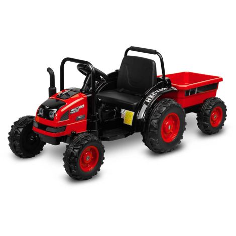 Traktor Hector - pojazd na akumulator | Red