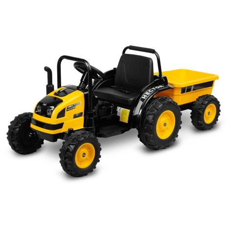 Traktor Hector - pojazd na akumulator | Yellow