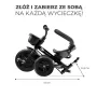 Kinderkraft Aveo - funkcjonalny rowerek trójkołowy | Ciemnoszary - 5