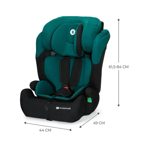 Kinderkraft Comfort Up i-Size - fotelik samochodowy 76-150 cm, ~9-36 kg | Green - 8