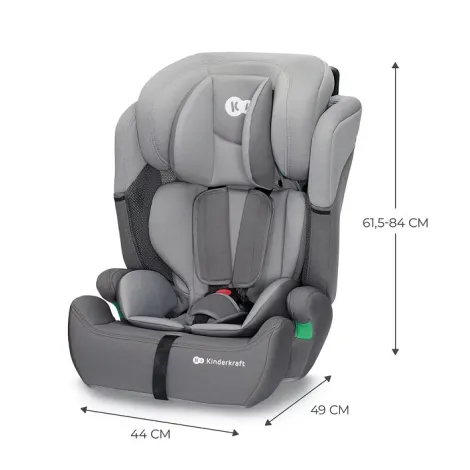 Kinderkraft Comfort Up i-Size - fotelik samochodowy 76-150 cm, ~9-36 kg | Grey - 7