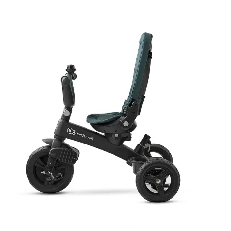 Kinderkraft EasyTwist - trójkołowy rowerek z obrotowym siedziskiem | Zielony - 12