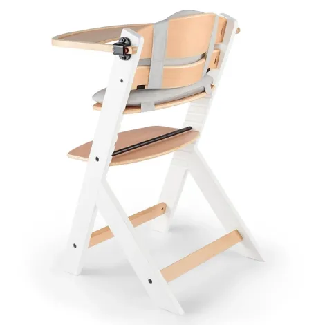 Kinderkraft Enock - krzesełko do karmienia 3w1 | White Wood Pillow - 5