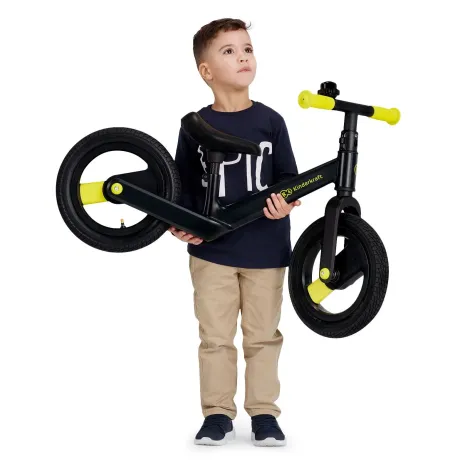 Kinderkraft GoSwift - lekki rowerek biegowy | Black Volt (czarny) - 3