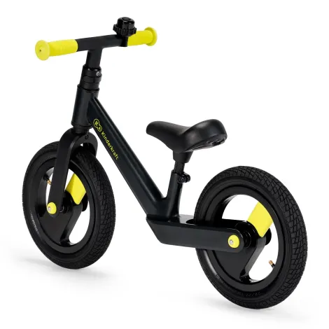 Kinderkraft GoSwift - lekki rowerek biegowy | Black Volt (czarny) - 6