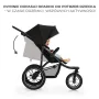 Kinderkraft Helsi - trójkołowy wózek biegowy do 22 kg | Deep Black (czarny) - 3