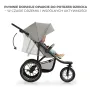 Kinderkraft Helsi - trójkołowy wózek biegowy do 22 kg | Dust Grey (szary) - 3