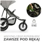 Kinderkraft Helsi - trójkołowy wózek biegowy do 22 kg | Dust Grey (szary) - 5