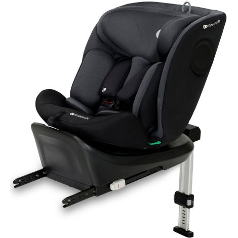Kinderkraft i-360 - obrotowy fotelik samochodowy zgodny z normą i-Size 40-150 cm | Black