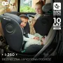 Kinderkraft i-360 - obrotowy fotelik samochodowy zgodny z normą i-Size 40-150 cm | Black - 10