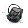 Kinderkraft i-Care i-Size - fotelik samochodowy 40-87 cm, ~0-13 kg | Cool Grey - 15
