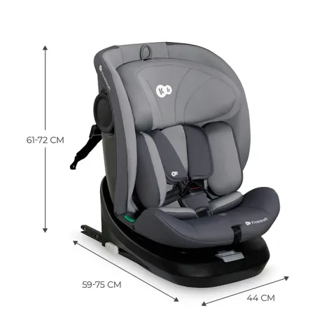 Kinderkraft i-Grow i-Size - fotelik samochodowy 40-150 cm | Grey - 4