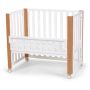 Kinderkraft Koya - drewniane łóżeczko dziecięce 4w1 z funkcją dostawki 120x60 | Biały - 2