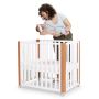 Kinderkraft Koya - drewniane łóżeczko dziecięce 4w1 z funkcją dostawki 120x60 | Biały - 13