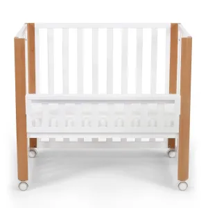 Kinderkraft Koya - drewniane łóżeczko dziecięce 4w1 z funkcją dostawki 120x60 | Biały - image 2