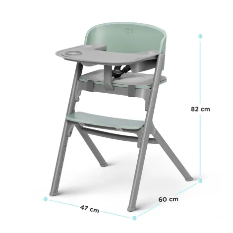 Kinderkraft Livy - krzesełko do karmienia 3w1, zestaw z akcesoriami | Aster Pink - 13