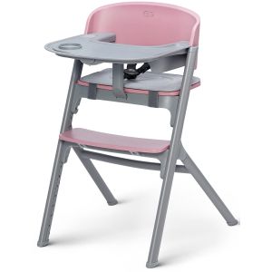 Kinderkraft Livy - krzesełko do karmienia 3w1, zestaw z akcesoriami | Aster Pink