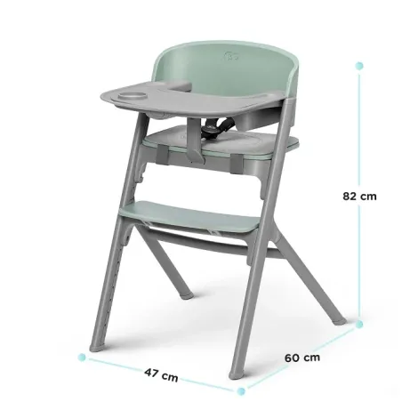 Kinderkraft Livy - krzesełko do karmienia 3w1, zestaw z akcesoriami | Olive Green - 16