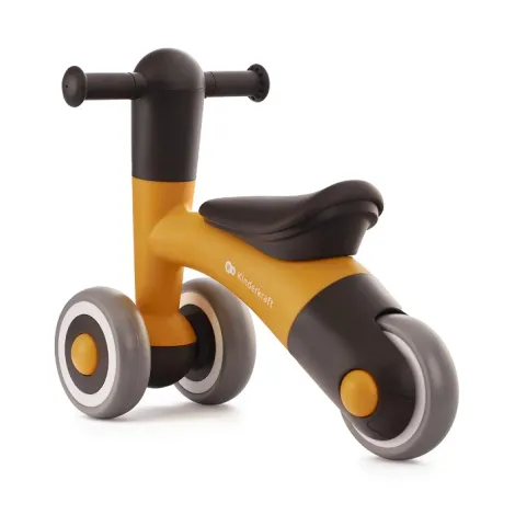 Kinderkraft MINIBI - rowerek biegowy, jeździk i pchacz w jednym | Honey Yellow (Żółty) - 6