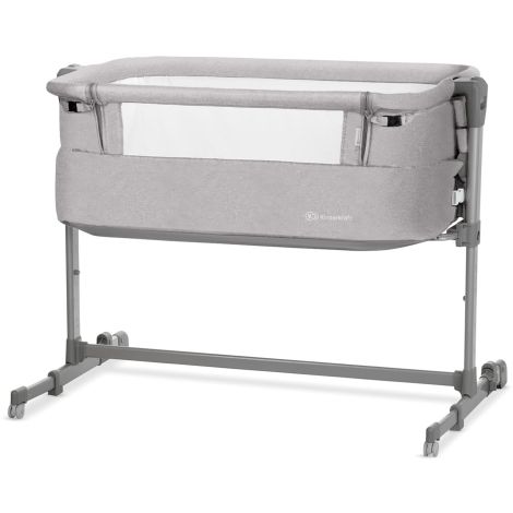 Kinderkraft Neste Up - łóżeczko dostawne 3w1 | Grey Light Melange