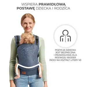 Kinderkraft Nino - ergonomiczne nosidełko dla dzieci | Confetti Denim - image 2