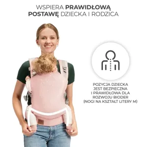 Kinderkraft Nino - ergonomiczne nosidełko dla dzieci | Confetti Pink - image 2