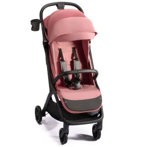 Kinderkraft Nubi 2 - lekki wózek spacerowy do 24 kg | Pink Quartz (różowy)