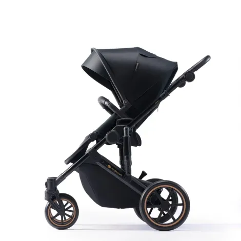 Kinderkraft Prime 2 - wielofunkcyjny wózek dziecięcy 2w1 | Venezian Black (czarny) - 3