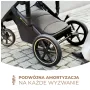 Kinderkraft Prime 2 - wielofunkcyjny wózek dziecięcy 2w1 | Venezian Black (czarny) - 9