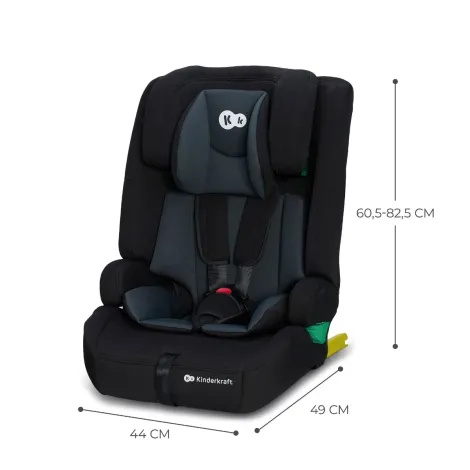 Kinderkraft Safety Fix 2 i-Size - fotelik samochodowy 76-150 cm, ~9-36 kg | Black - 13