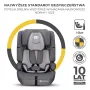 Kinderkraft Safety Fix 2 i-Size - fotelik samochodowy 76-150 cm, ~9-36 kg | Grey - 6